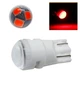 Светодиодная лампа&nbsp;Т10 W5W 3SMD 2835 12V Красный свет керамика (10372) - изображение 1