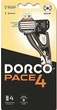 Станок для бритья с 4 лезвиями + 2 кассеты - Dorco PACE 4 2шт (1264874-145804) - изображение 1