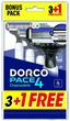 Бритва одноразовая для мужчин c 4 лезвиями, 4 шт - Dorco Pace 4 4шт (1246545-135063) - изображение 1