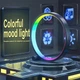 Розумний світлодіодний нічник RGB-O 25см настільна атмосферна лампа з пультом та bluetooth підключенням до смартфона (світіння в ритм музики) - зображення 8
