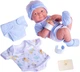 Пупс с аксессуарами Ла Ньюборн мальчик La Newborn Smiling Boy Boutique by Berenguer JC Toys (18551А) - изображение 3