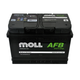 Автомобильный аккумулятор MOLL AFB start/stop 76Ah 760A R+ (L3) - изображение 2