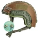 Шлем каска тактическая Global Ballistics с универсальным кавером FAST Future Assault Helmet NIJ IIIA Олива M/L - изображение 2