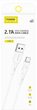 Кабель FONENG X81 1 M Cable (2.1 A) Type C (X81-CA-TC) - зображення 2