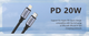 Кабель Foneng X95 1.2M Metal Head Braided Cable (PD20W) Type C to iPhone - изображение 2