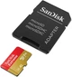 Карта пам'яті microSD 128Gb SanDisk Extreme A2 class 10 V30 + SD адаптер (SDSQXAA-128G-GN6MA) - зображення 2