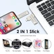Флеш накопичувач MICRODRIVE 2 в 1 USB 3.0/Lightning 64Гб для iPhone чорний - изображение 4