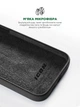 Силиконовый чехол для Apple iPhone 15 Pro Max, ICON2 Case, Черный, противоударный, панель, защита всего корпуса, матовая поверхность Soft Touch, выступает над дисплеем, совместим с защитными стеклами и пленками, с микрофиброй - изображение 7