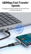 Кабель Rocoren Type-C PD 100w Fast Charge (с дисплеем) Black - изображение 4