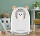 Увлажнитель воздуха ночник диффузор с подсветкой H2O Humidifier USB с мишкой на 300мл Белый - изображение 1