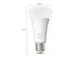 Розумна світлодіодна LED лампочка Philips Hue E27 White Ambiance 1600лм 100Вт 13W, ZigBee, Bluetooth - зображення 15