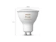 Умные светодиодные LED лампочки Philips Hue GU10 White and Color 50Вт 5.7W, ZigBee, Bluetooth, 3 шт. - изображение 13