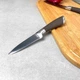 Нож для овощей 9 см с коричневой ручкой RINGEL Exzellent - изображение 1
