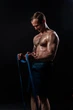 Эспандер-петля (резинка для фитнеса и кроссфита) PowerPlay 4115 Power Band Синяя (20-45kg) - изображение 10