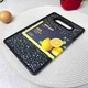 Разделочная кухонная доска Серый мрамор 16*25*1.2 см Ringel - изображение 4