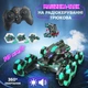 Танк-трансформер стреляющий трехосный XRACE YL84 на пульте управления Черно-Голубой - изображение 1