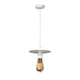 Светильник подвесной в стиле лофт MSK Electric Disk NL 2009 WH - изображение 1