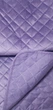 Велюровое стеганое двустороннее покрывало Декор Violet 200х220 Двуспальный Фиолетовый - изображение 3