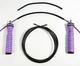 Скакалка швидкісна для кроссфіта Up & Forward Speed Rope PRO+ UF3300 Violet - зображення 7