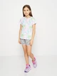 Детский комплект (футболка 2 шт + шорты) для девочки Reebok C4591RG 116 см Carmine Rose (196096226285) - изображение 2