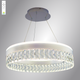 Керована світлодіодна люстра CARINA&nbsp;90W R-APP-500x1200-CHROME/CLEAR-220-IP20 - зображення 1