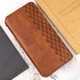 Шкіряний чохол-книжка GETMAN Cubic (PU) для Samsung Galaxy S24+ Коричневий - изображение 5