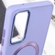 TPU чохол Bonbon Metal Style with MagSafe для Samsung Galaxy A25 5G Бузковий / Dasheen - изображение 5