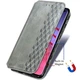 Кожаный чехол книжка GETMAN Cubic (PU) для Xiaomi 12T / 12T Pro Grey - изображение 3