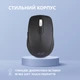 Мышка 2E MF225 Silent Wireless/Bluetooth Black (2E-MF225WBK) - изображение 3