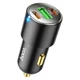 Автомобільний зарядний пристрій в прикурювач Hoco NZ6 | 45 Вт, 1 x USB/2 x Type-C, PD | Black - зображення 1