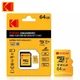 Карта пам'яті MicroSD Kodak 64Gb U3 UHS-L V30 A1 Class 10 Memory Card MicroSDXC (Up to 100MB/s) - изображение 3