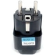 Переходник US/UK/AU to EU Dynamode (EU Adapter black) - изображение 2