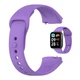 Силиконовый ремешок HMU для Xiaomi Redmi Watch 3 Active, purple - изображение 1