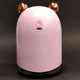 Увлажнитель воздуха ночник медвежонок Humidifier USB дифузор с подсветкой 300мл Happy Home 8O23 H2O розовый - изображение 3