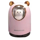 Увлажнитель воздуха ночник медвежонок Humidifier USB дифузор с подсветкой 300мл Happy Home 8O23 H2O розовый - изображение 4