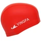 Шапочка для плавания из водонепроницаемой PU ткани YINGFA Pro (PU, Красный) (C0077_Красный) - изображение 2