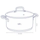 Каструля з кришкою Kela Flavoria 4,6 л 10173 - изображение 5