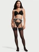 Пояс для чулков Victoria's Secret со стразами черный (XS-S) / Shine Strap Garter Belt - изображение 2