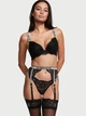 Пояс для чулков Victoria's Secret со стразами черный (XS-S) / Shine Strap Garter Belt - изображение 4