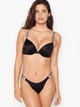 Бюстгальтер Victoria's Secret зі стразами з push-up чорний 36B (80B) - зображення 1