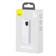 Повербанк 10000 мАг 30Вт Type-C 2x USB білий Baseus Adaman2 PPAD040002 - зображення 5