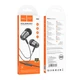 Наушники Hoco Spring metal universal earphones with mic M108 серые - изображение 5