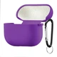 Чехол Silicone Case 2,5mm with microfiber for AirPods 3 Purple - изображение 1