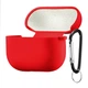 Чехол Silicone Case 2,5mm with microfiber for AirPods 3 Red - изображение 1