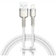 Кабель синхронизации Baseus Cafule Metal Cable USB to Lightning 2.4A 1m Белый (CALJK-A02) - изображение 1