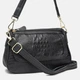 Женская кожаная сумка Borsa Leather K1211-black - изображение 2