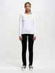 Longsleeve damski Big Star 180018-101 L Biały (5900714374860) - obraz 3