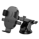 Автотримач для телефона HOCO H19 Mighty one-button car holder(center console) Black (6942007601580) - изображение 1