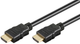 Kабель HDMI Goobay High Speed з Ethernet 2 м Black (4040849606113) - зображення 1