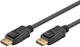 Кабель Goobay з роз'ємом DisplayPort 1.4 2 m Black (4040849647987) - зображення 1